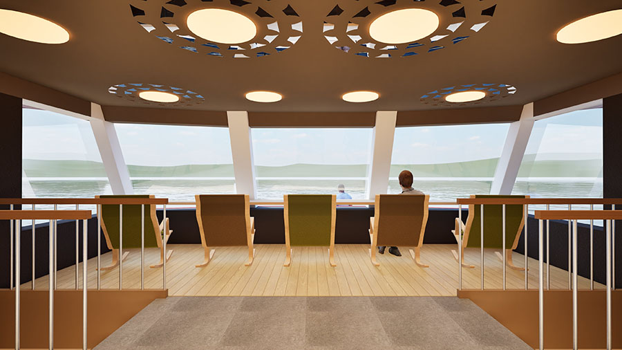 箱根遊船 大茶会 2階客室